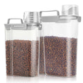 2 Pack Airtight Pet Food Storage Containers with Spout N271
