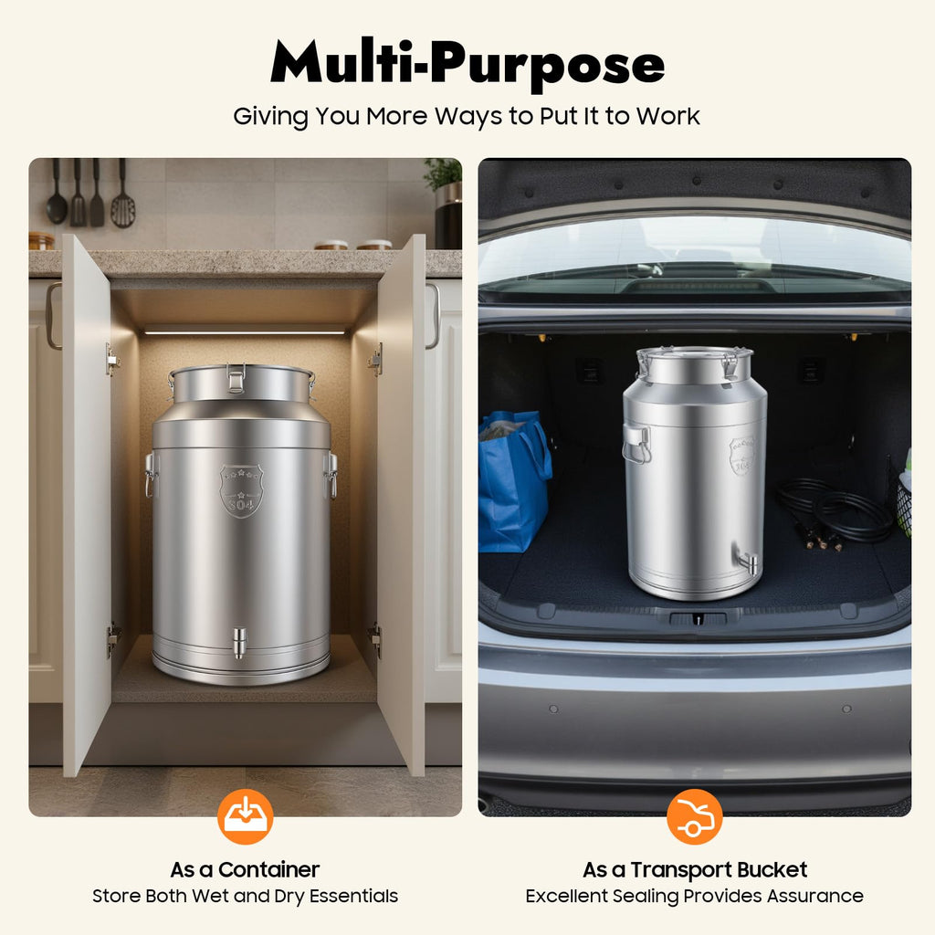 20Gal Stainless Steel Water Dispenser with Faucet P9035