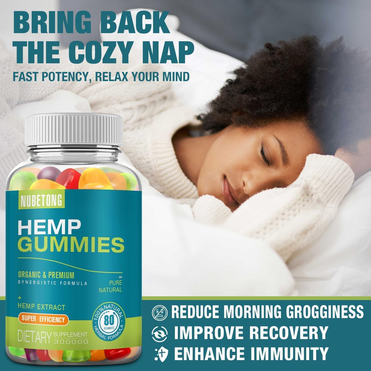 Organic High Potency Hemp Gummies V643