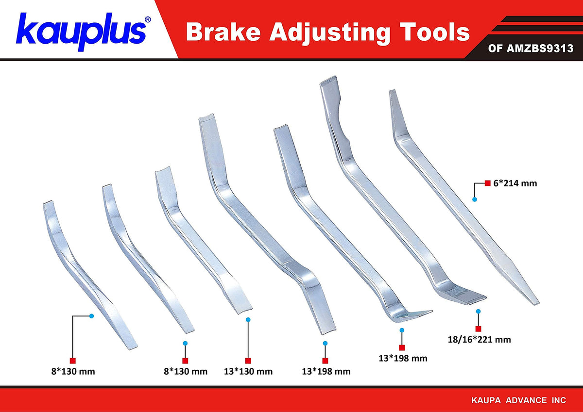 14-Piece Drum Brake Tool Set with Brake Lining Gauge Y439535