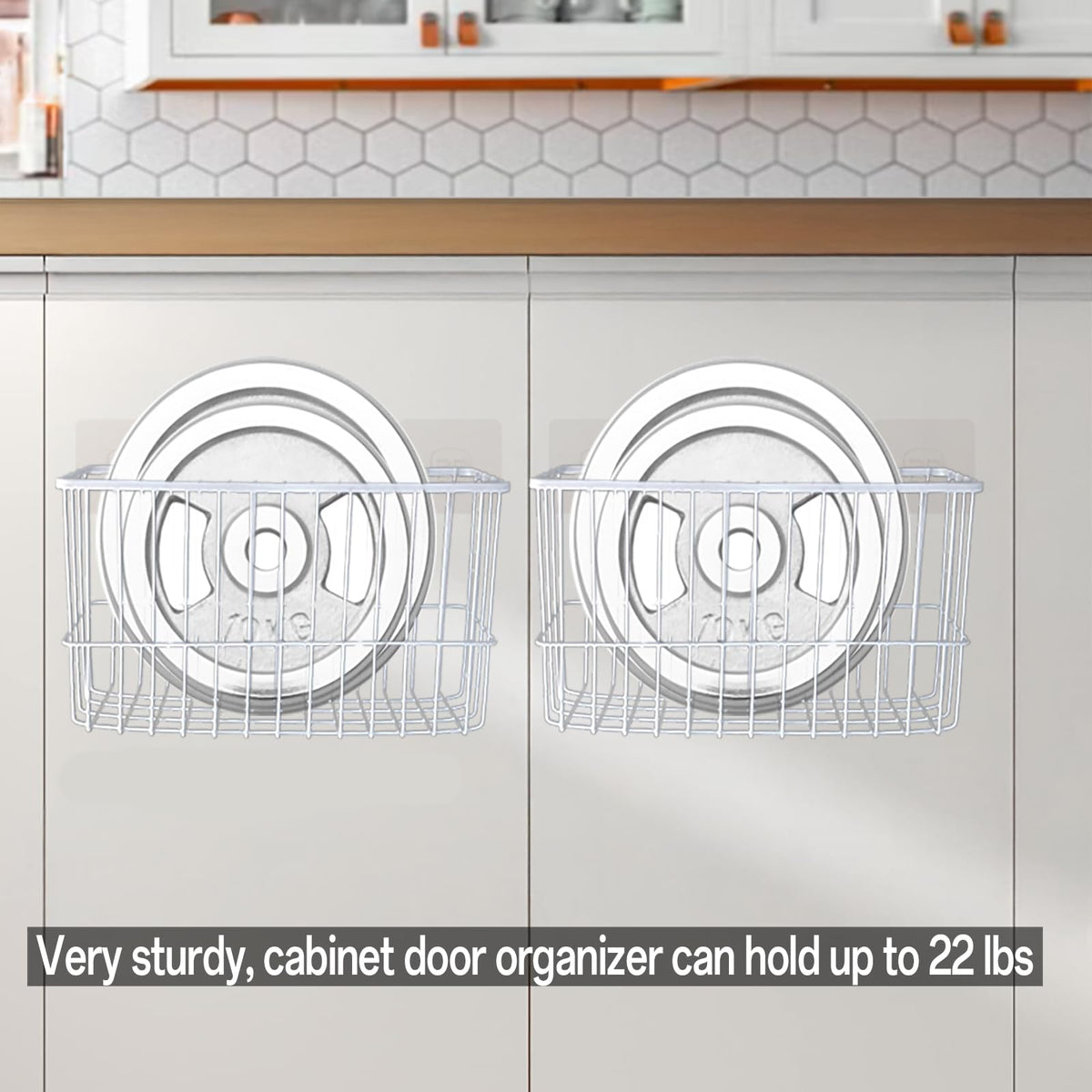 2 Piece Kitchen Cabinet Door Storage Box N99437