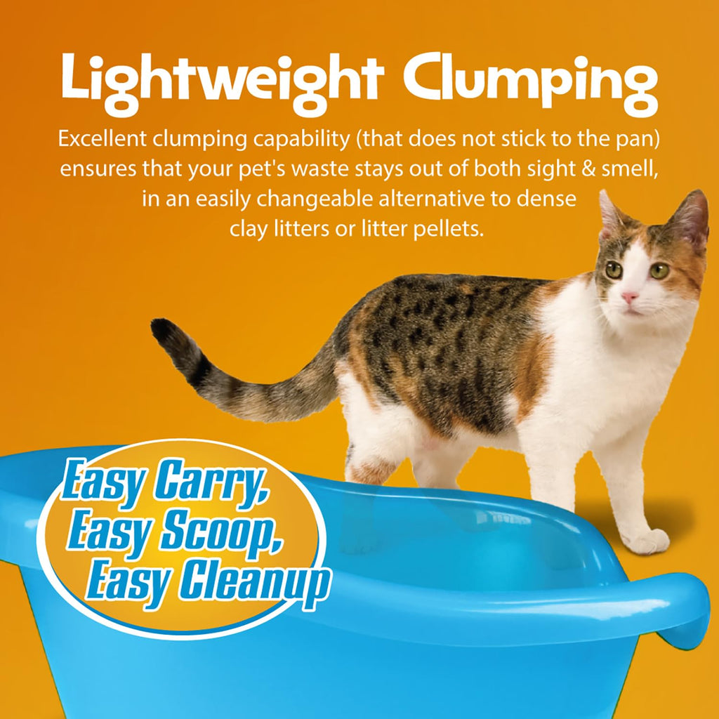 All Natural Clumping Cat Litter, 20 Pound, Unscented, Lightweight M7649