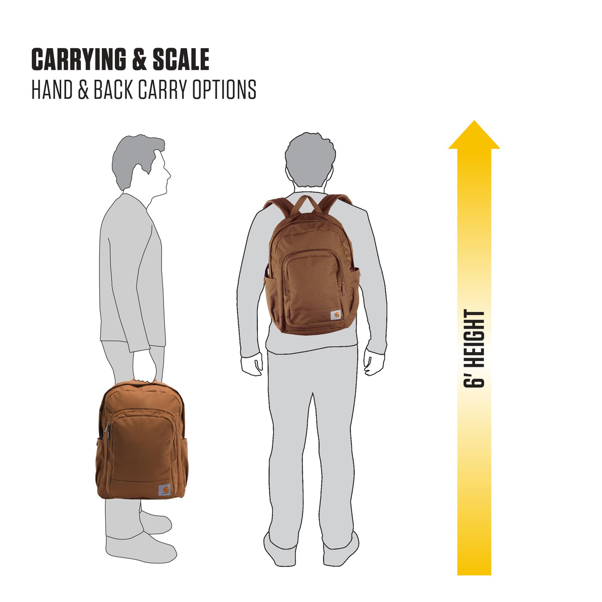 Black 25L Backpack U63492