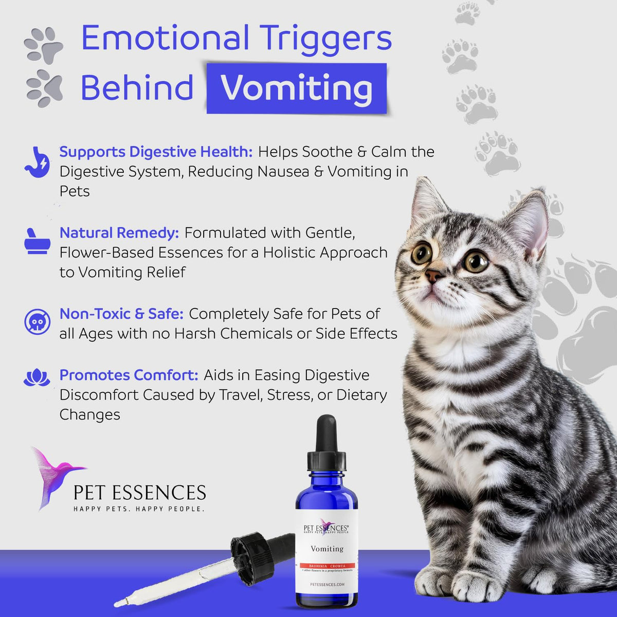 1 oz Natural Flower Essences for Dogs, Cats & Horses W894