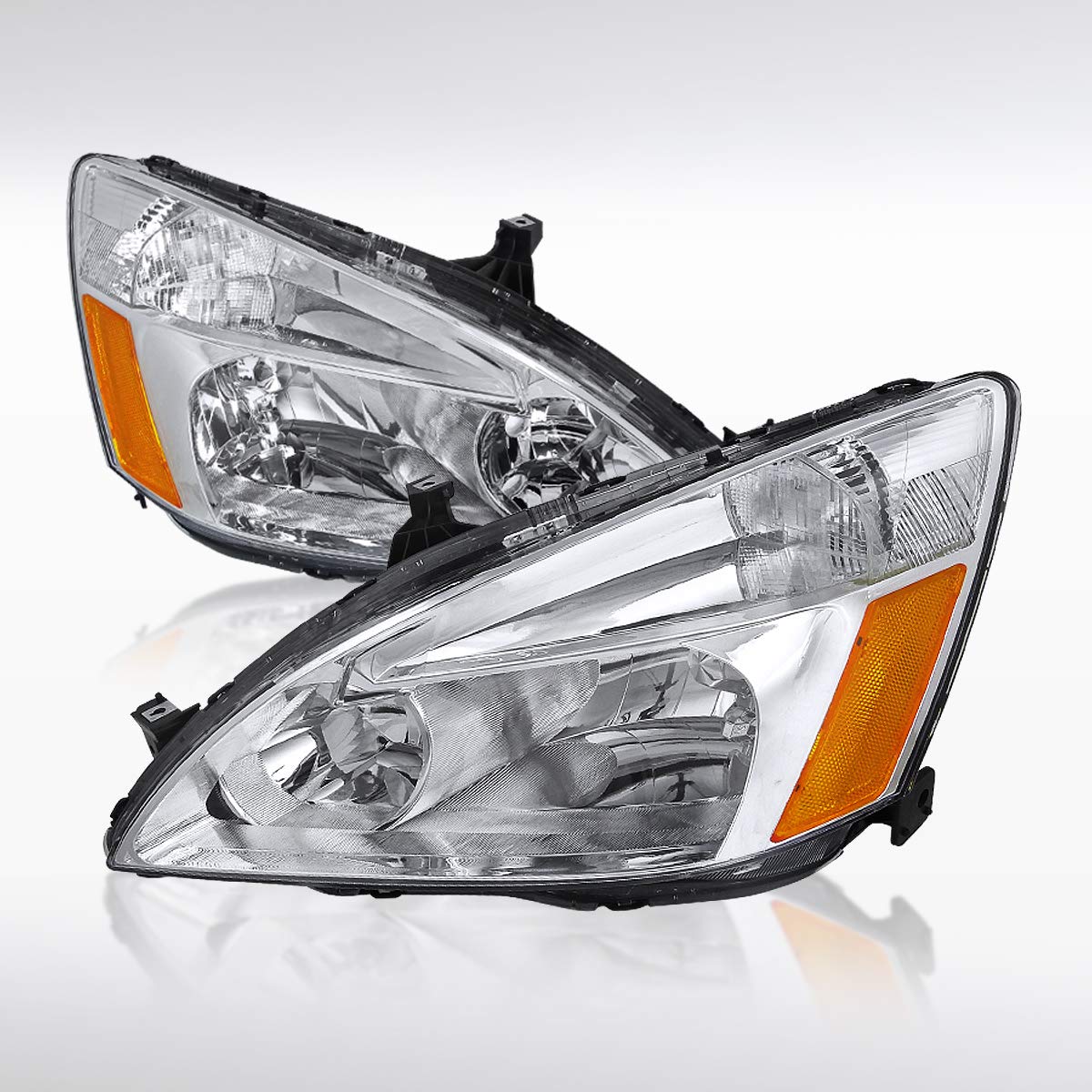 Chrome Left+Right Headlights P861359