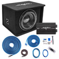 Single 12" 1,200 Watt Subwoofer Bass Package with Amplifier B9994