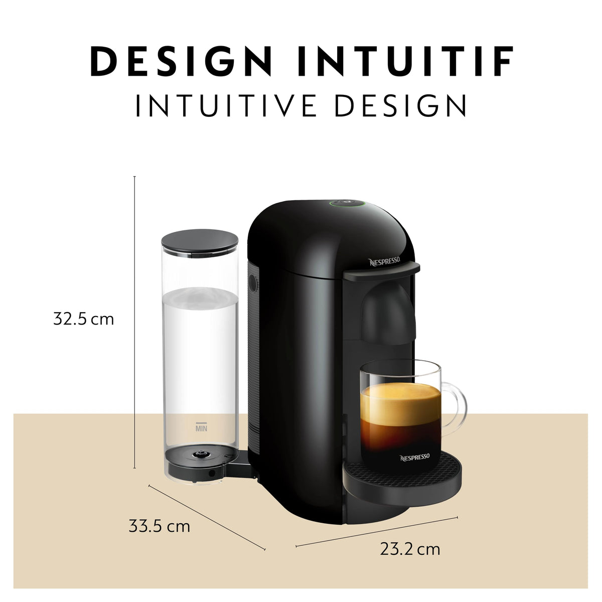 Ink Black Coffee and Espresso Maker Y636