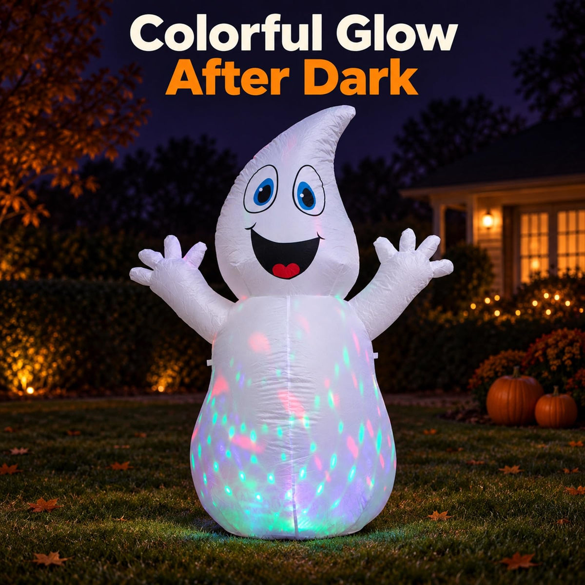 5.5 FT Inflatable Ghost with Light M851405