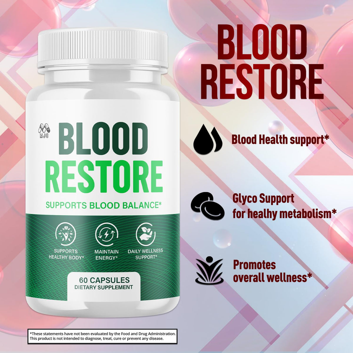 2 Pack Blood Restore Capsules 120 Capsules U31970
