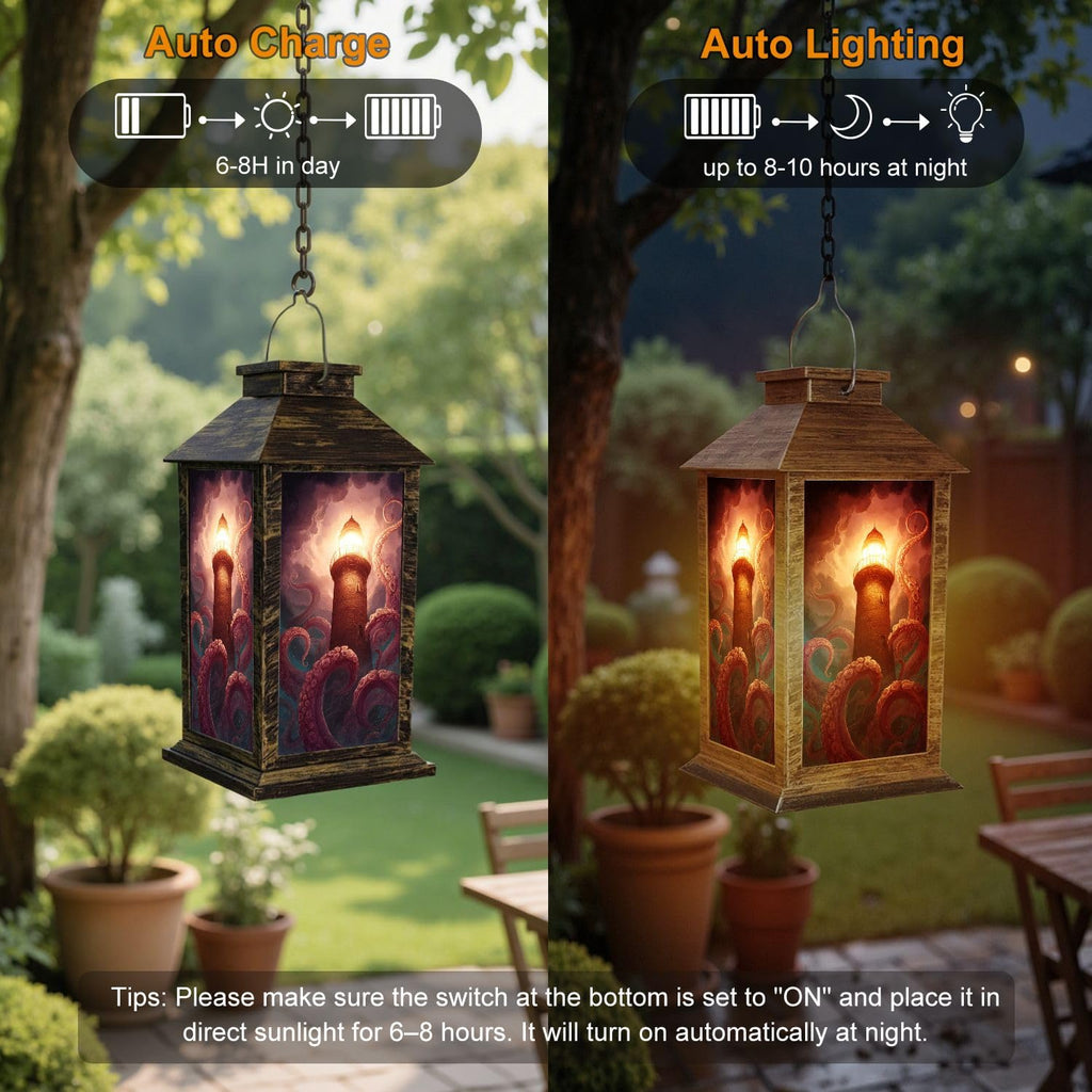 Solar Outdoor Hanging Lantern I8547