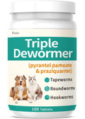 Pyrantel Pamoate and Praziquantel De-wormer Tablet for Dog & Cat 100 Tablets L720