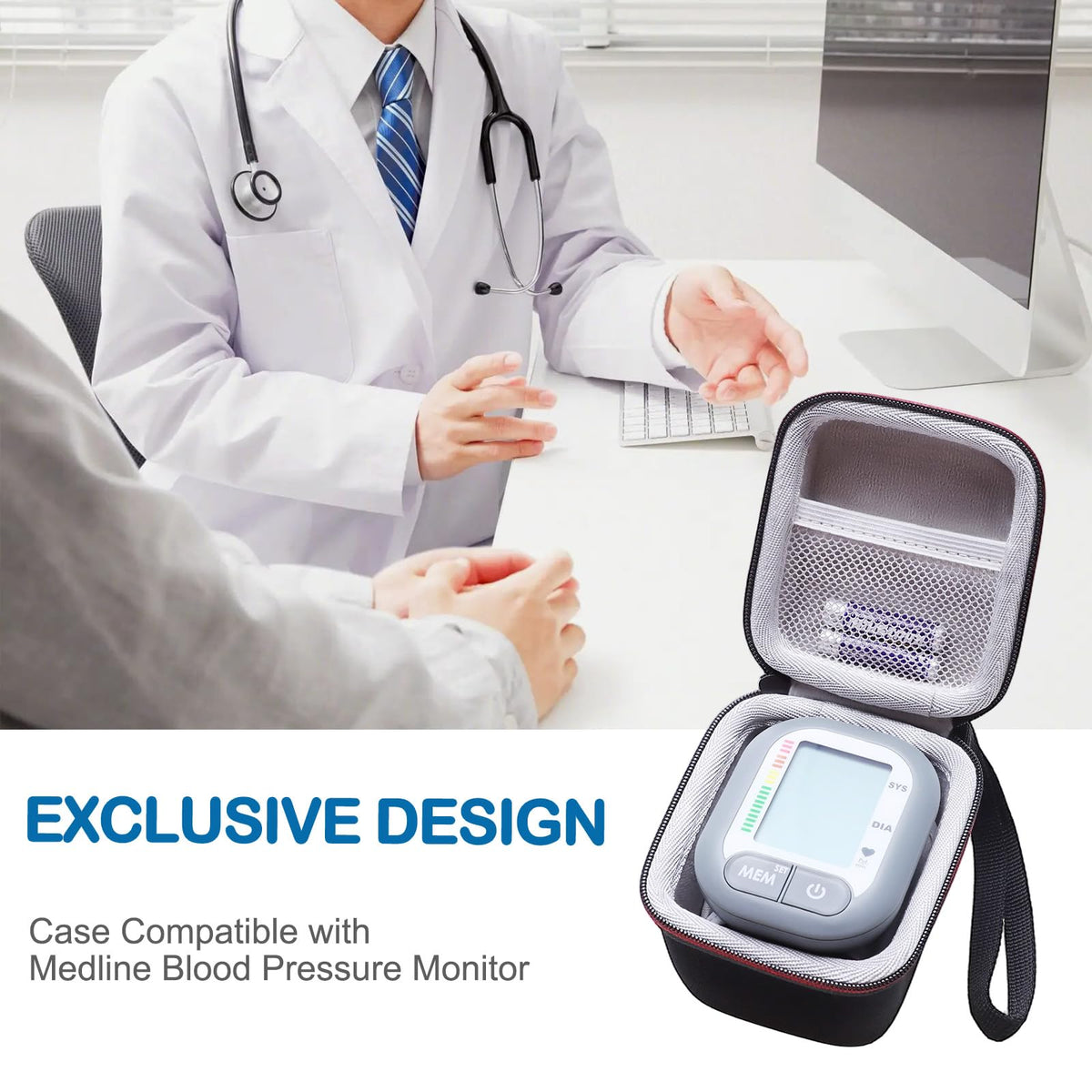Case Compatible with Digital Wrist Blood Pressure Monitor Z41238