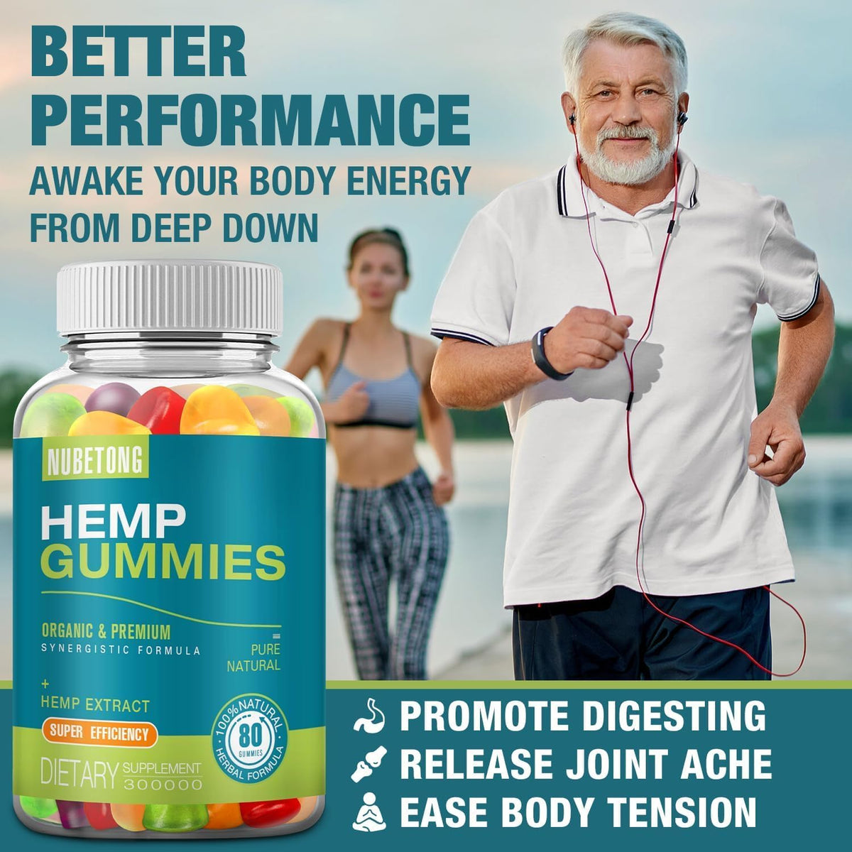 Organic High Potency Hemp Gummies V643