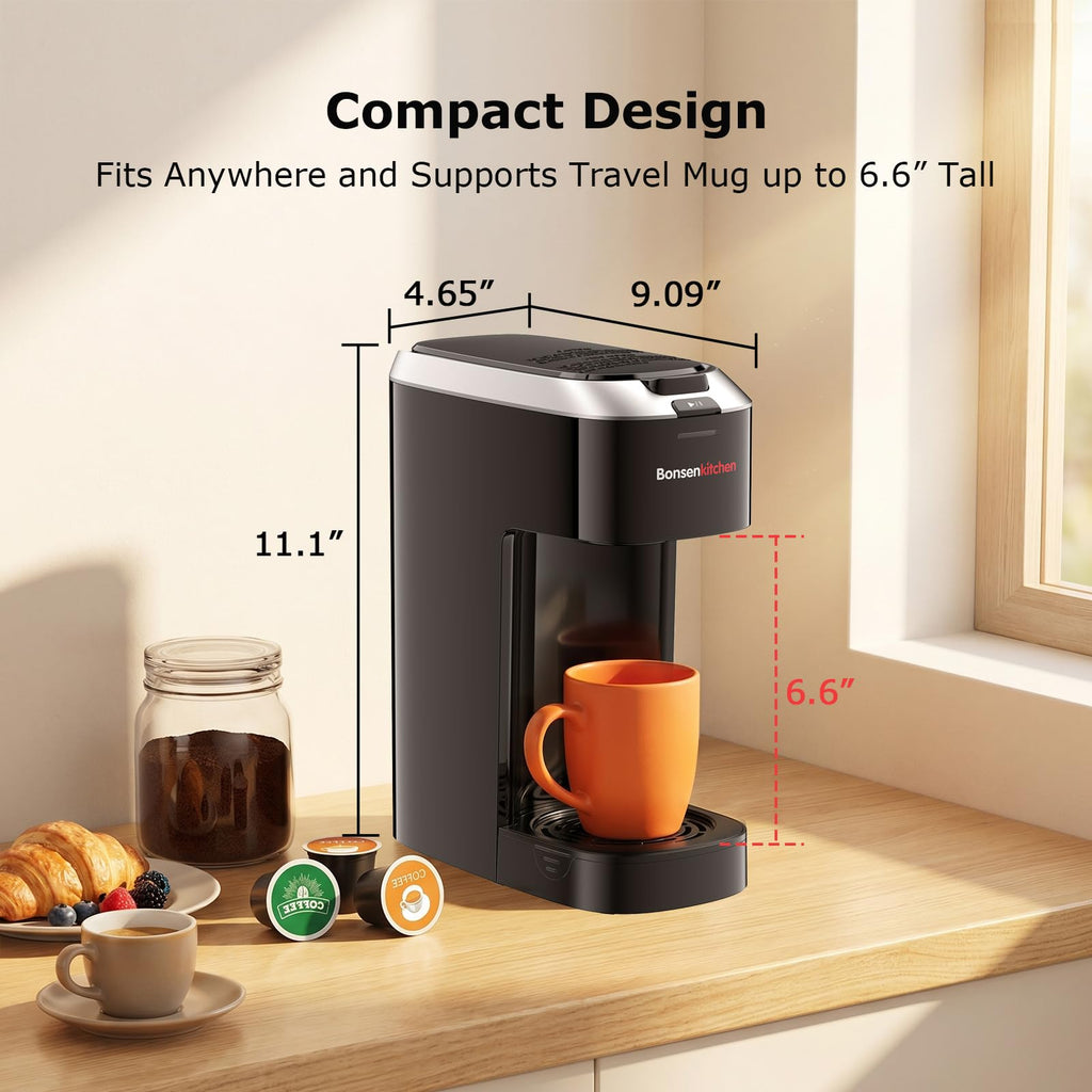 2-in-1 Single Serve Coffee Maker P531537