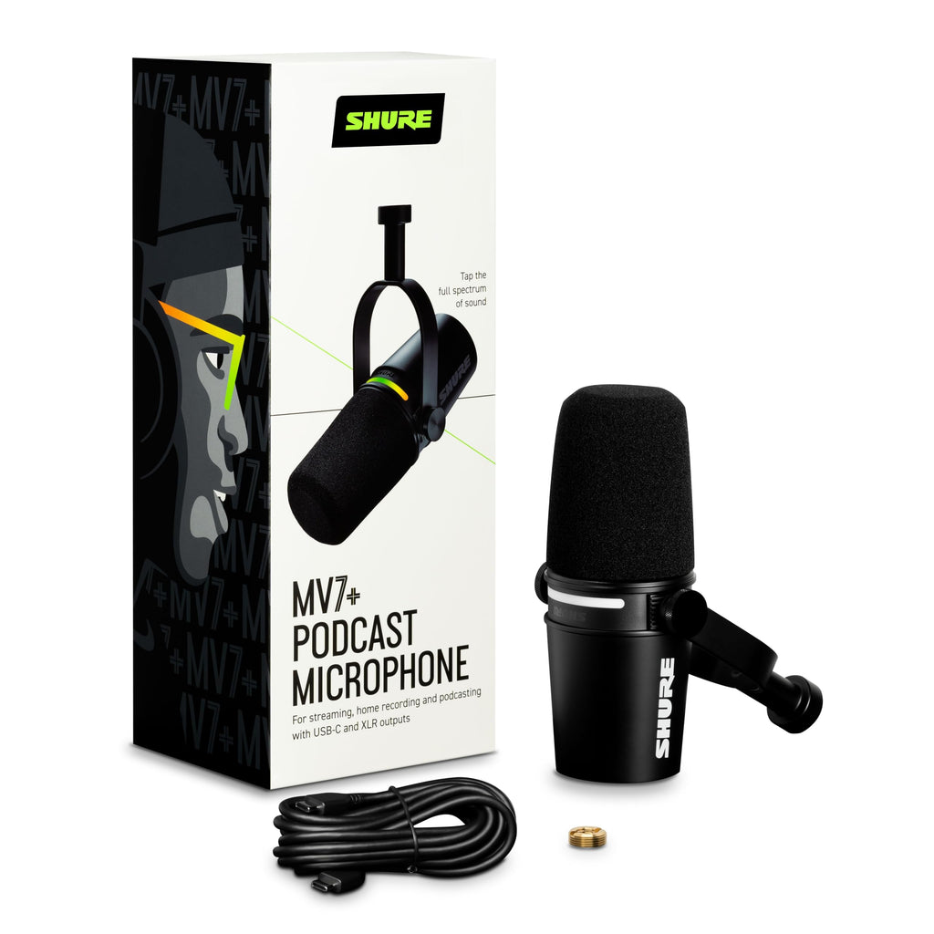 Black USB-C XLR Dynamic Microphone L158857