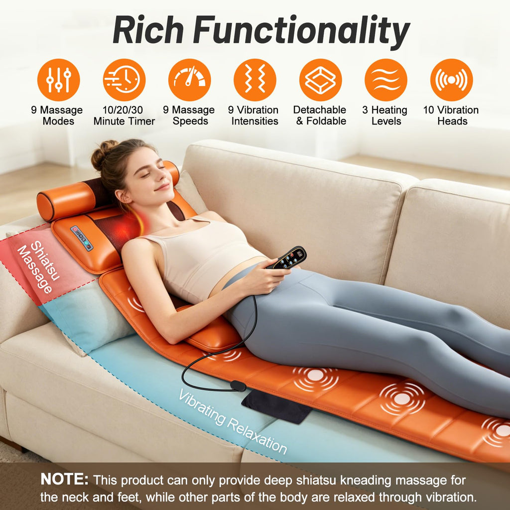 Full Body Massage Mat with Foot Massager D505849