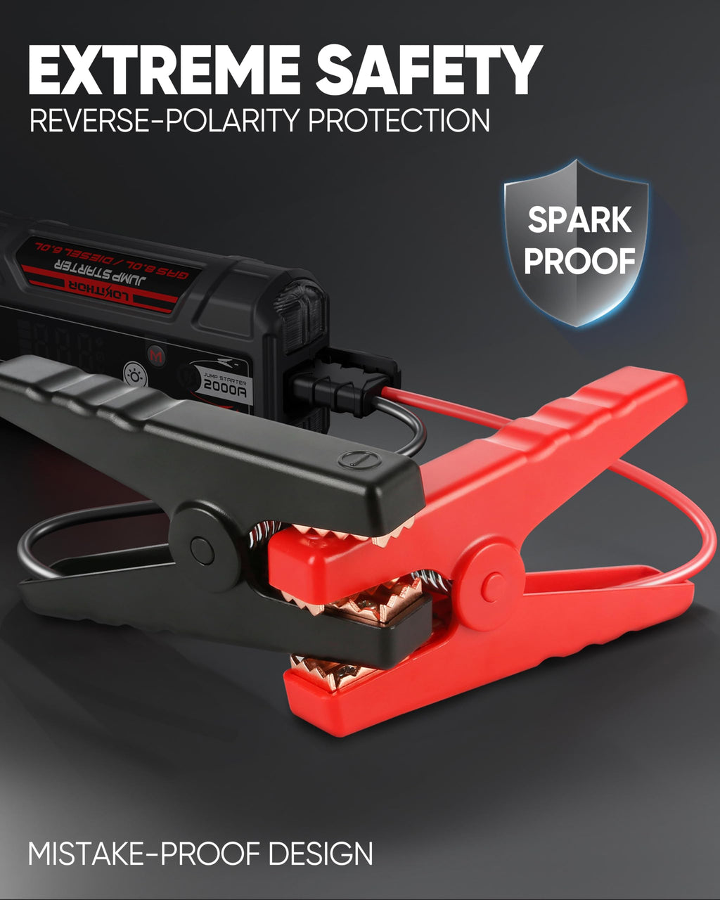Portable Jump Starter for 8.0L Gas & 6.0L Diesel Engines J82173