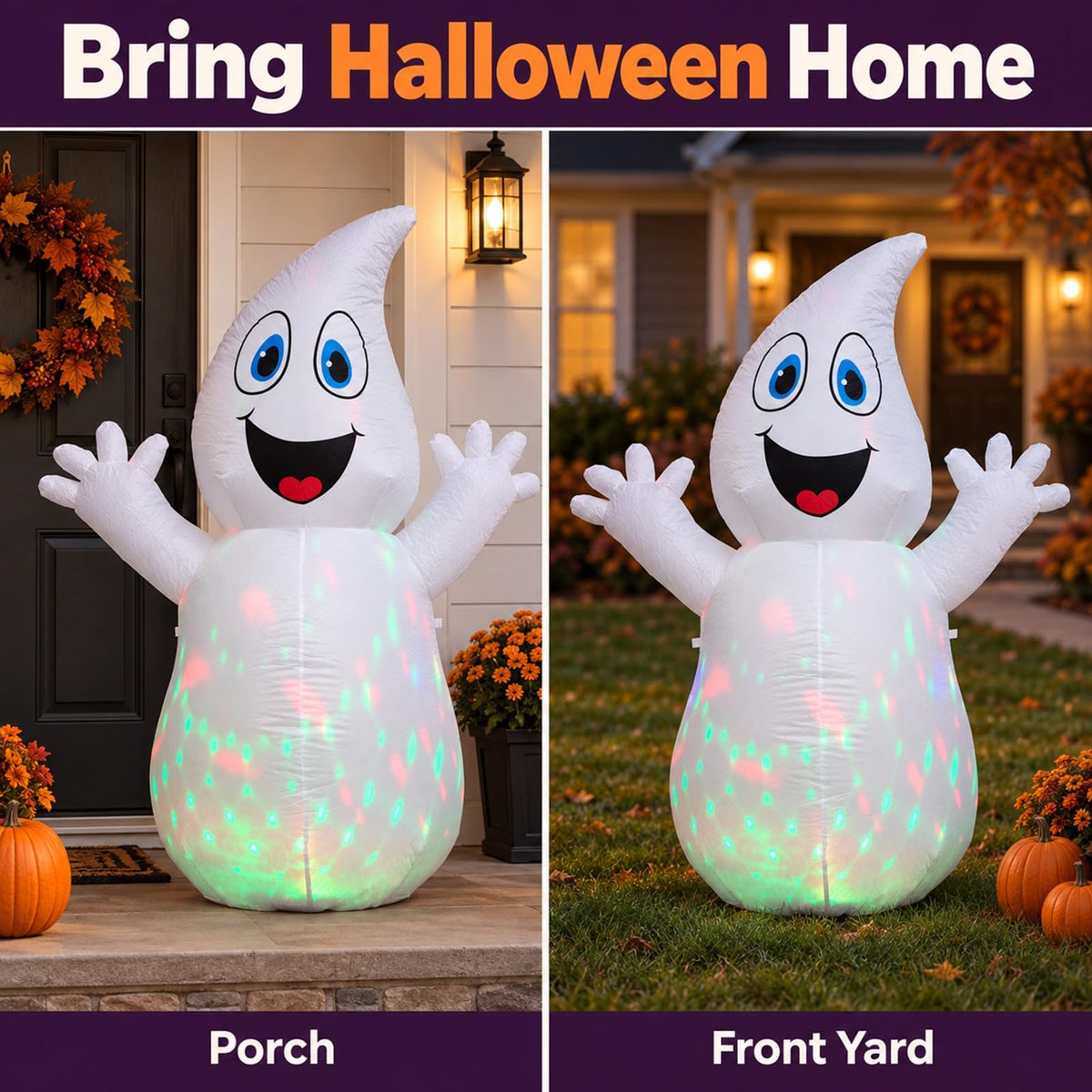 5.5 FT Inflatable Ghost with Light M851405