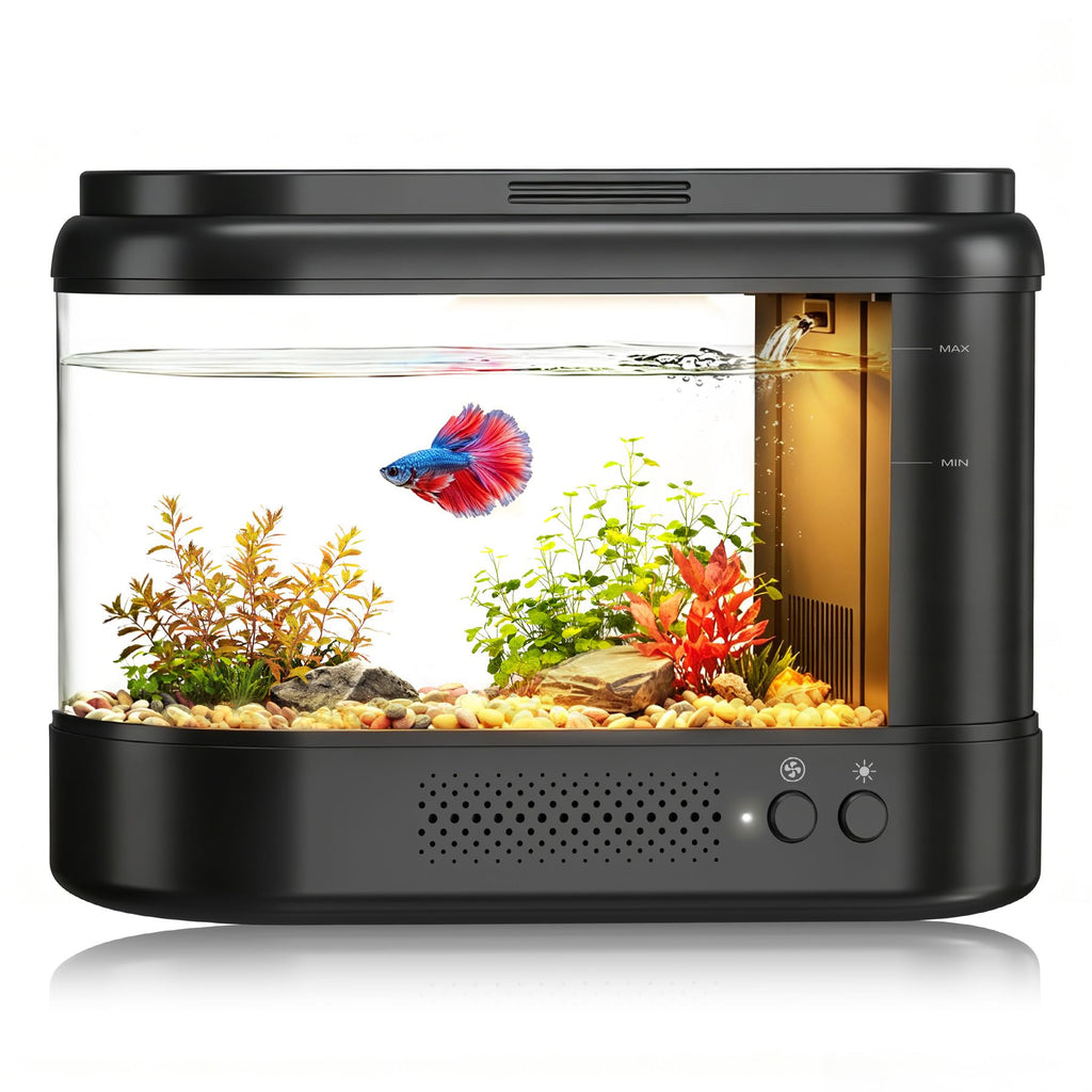 Black 1 Gallon Acrylic Aquarium Kit V74144
