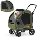 3-in-1 Large Dog Stroller with Detachable Carrier T620669