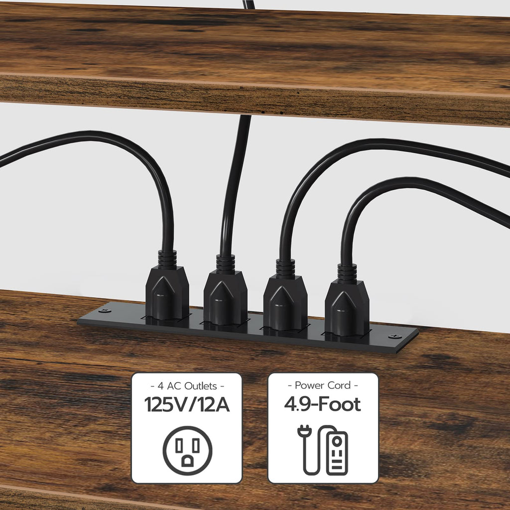 TV Stand with Power Outlets to 65 Inches R373320