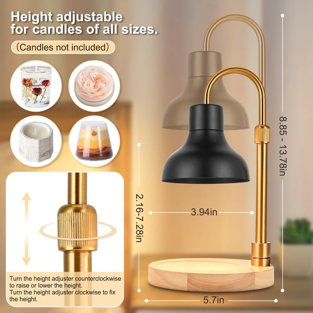Candle Warmer Lamp with Timer & Dimmer Z874143