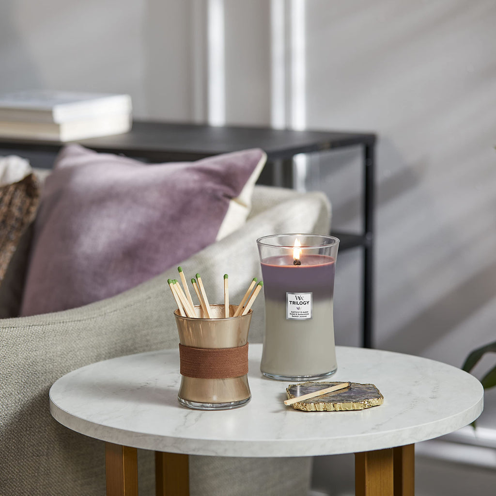 Large Scented Candle with Crackling Wick B423