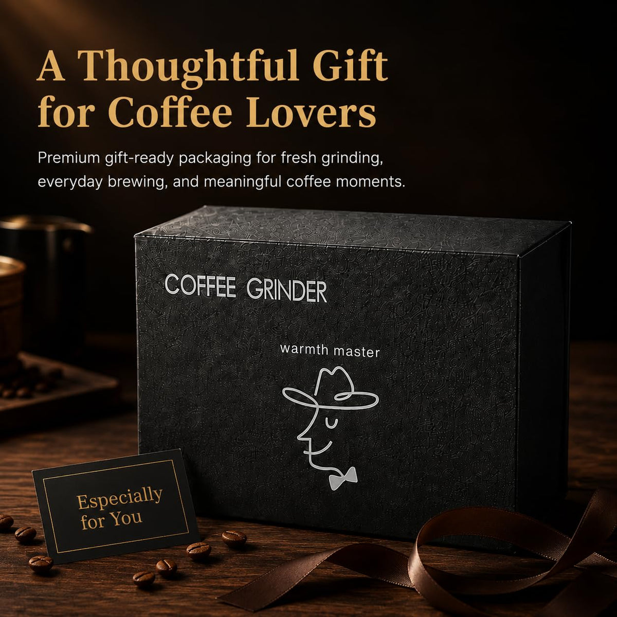 Manual Coffee Grinder with Stainless Steel Conical Burr C99626