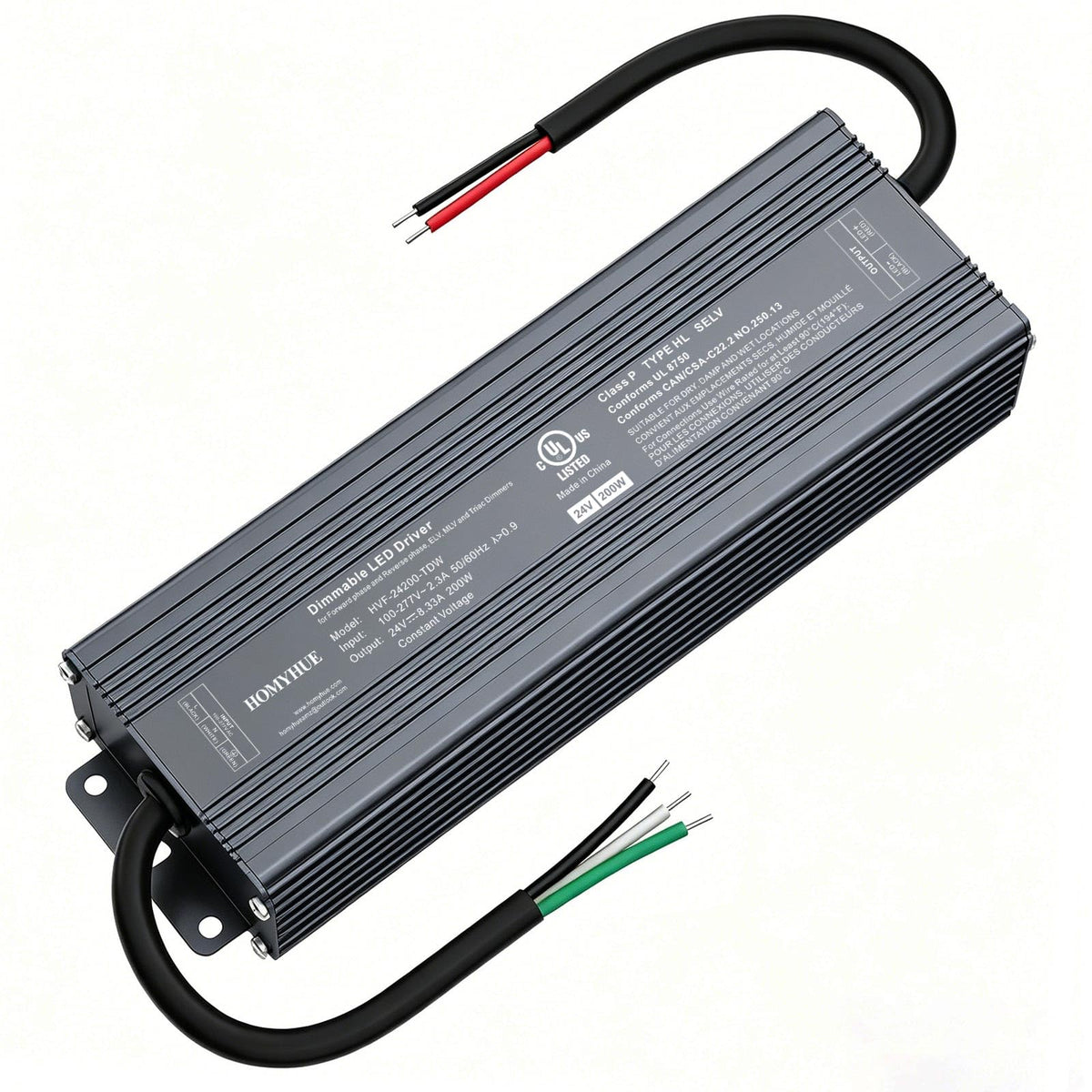 200W Triac Dimmable LED Driver Power Supply Y639