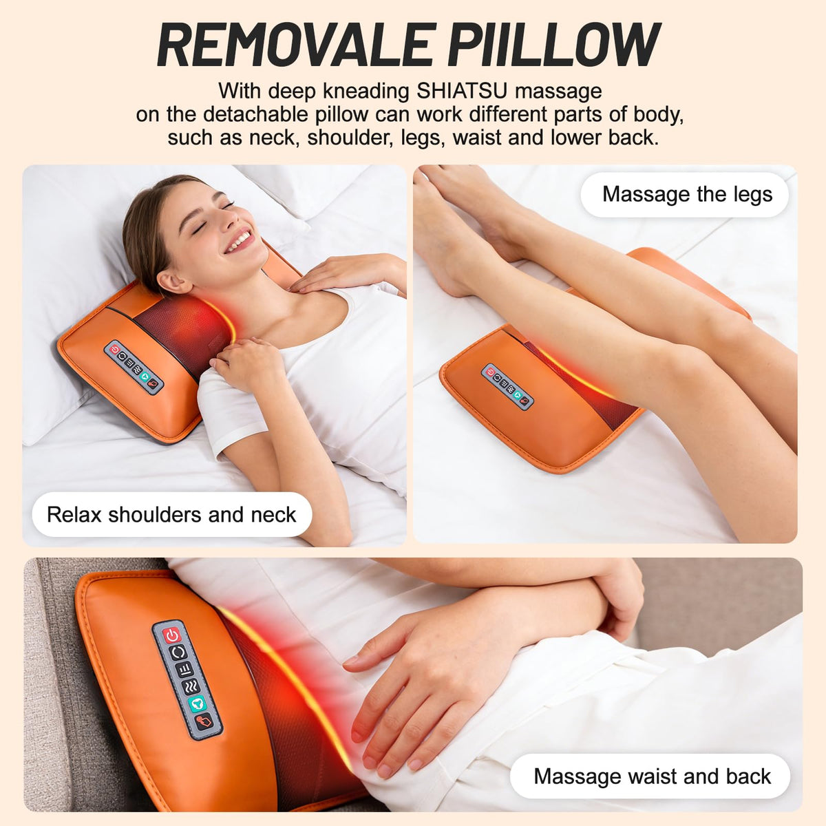 Full Body Massage Mat with Foot Massager D505849