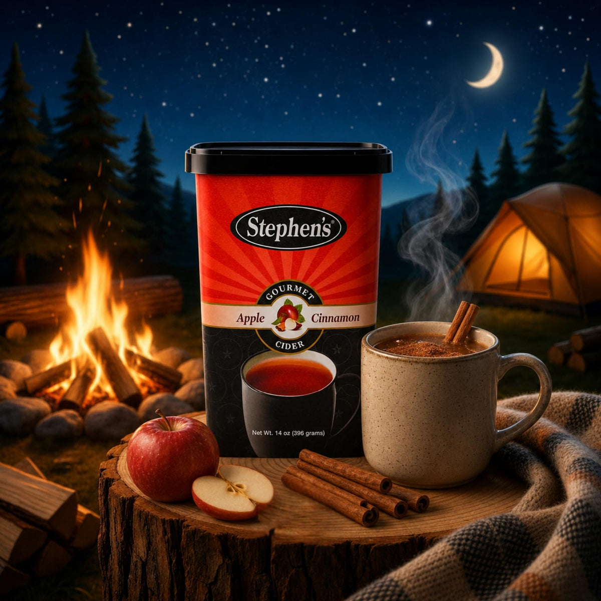 Apple Cinnamon Cider Mix 14 oz Pack of 6 O157499