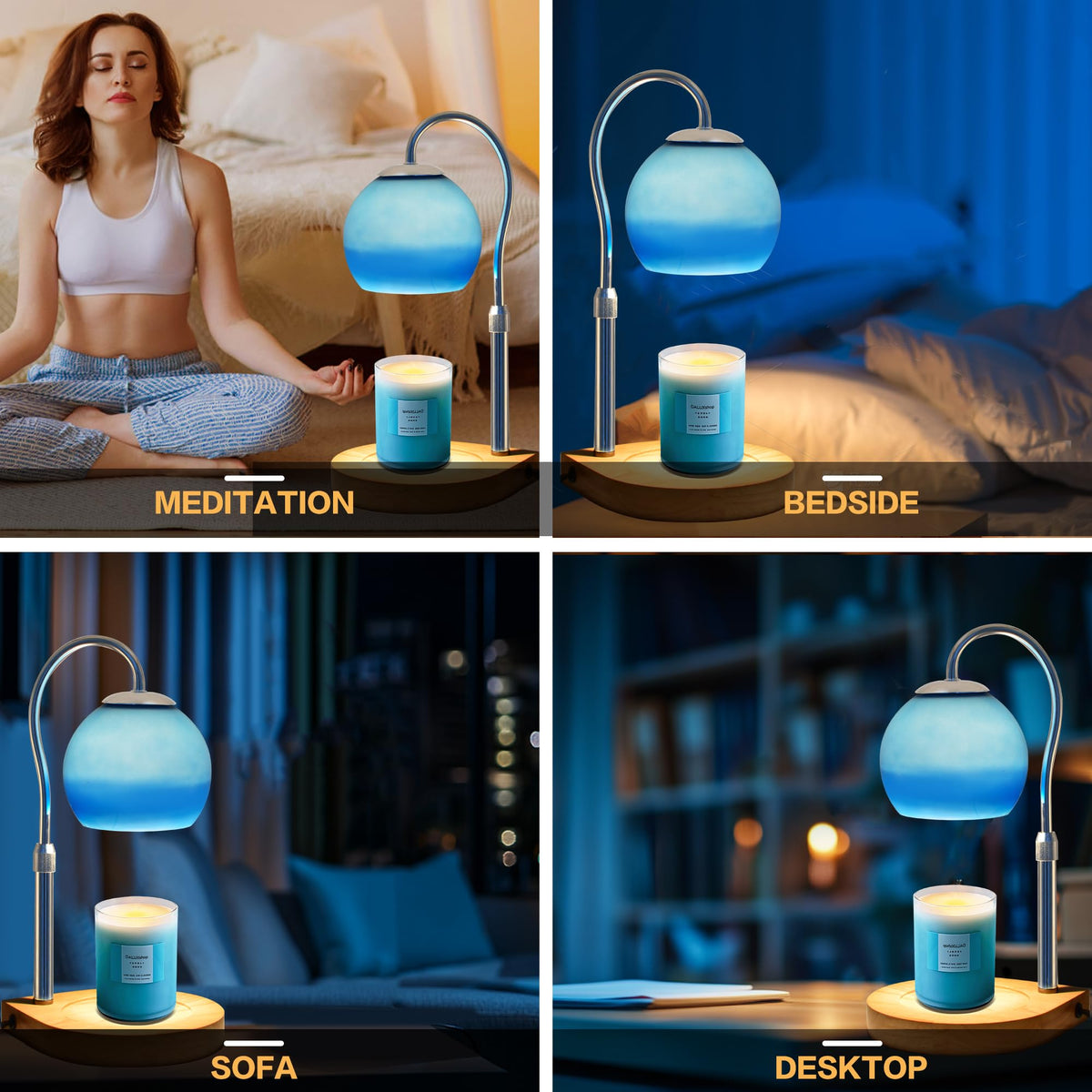 Candle Warmer Lamp with Timer and Adjustable Height C241