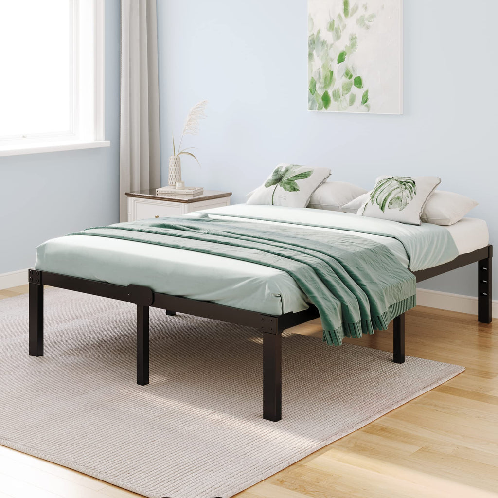 Queen Size 14 Inch Heavy Duty Metal Platform Bed Frame L488716
