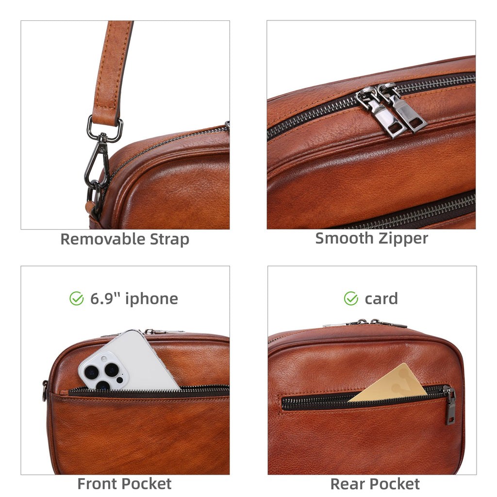 Genuine Leather Shoulder Handbags V960704