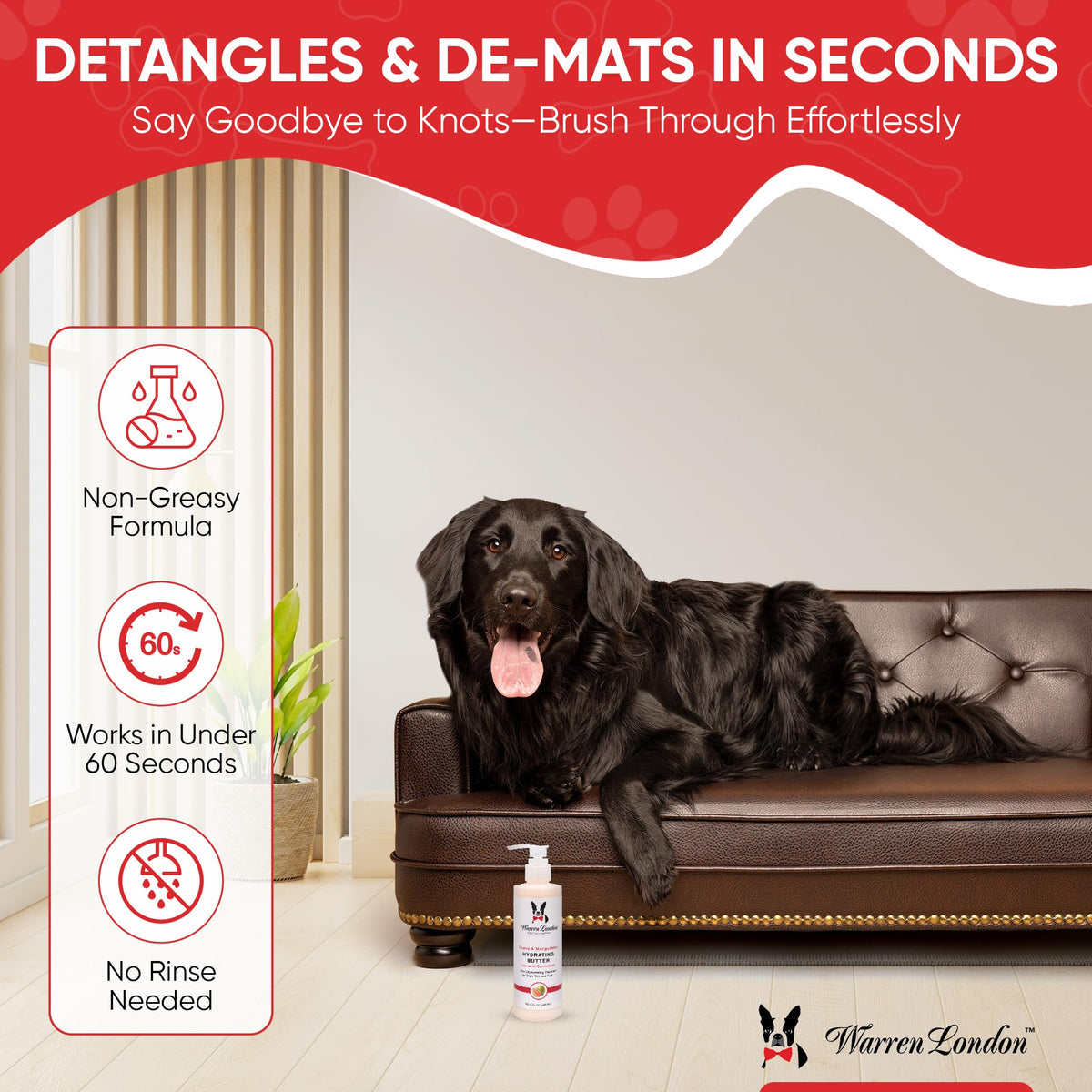 Hydrating Leave in Dog Conditioner 8oz N55368