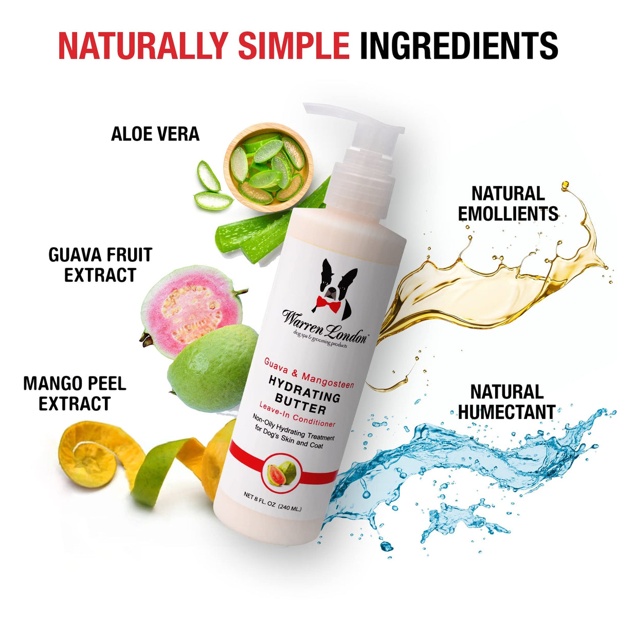 Hydrating Leave in Dog Conditioner 8oz N55368