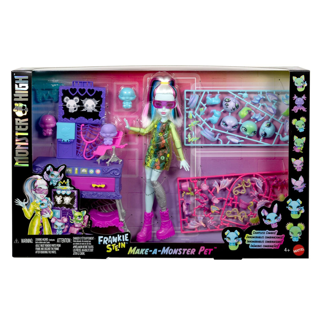 Make-A-Monster Pet Playset with Doll R322172