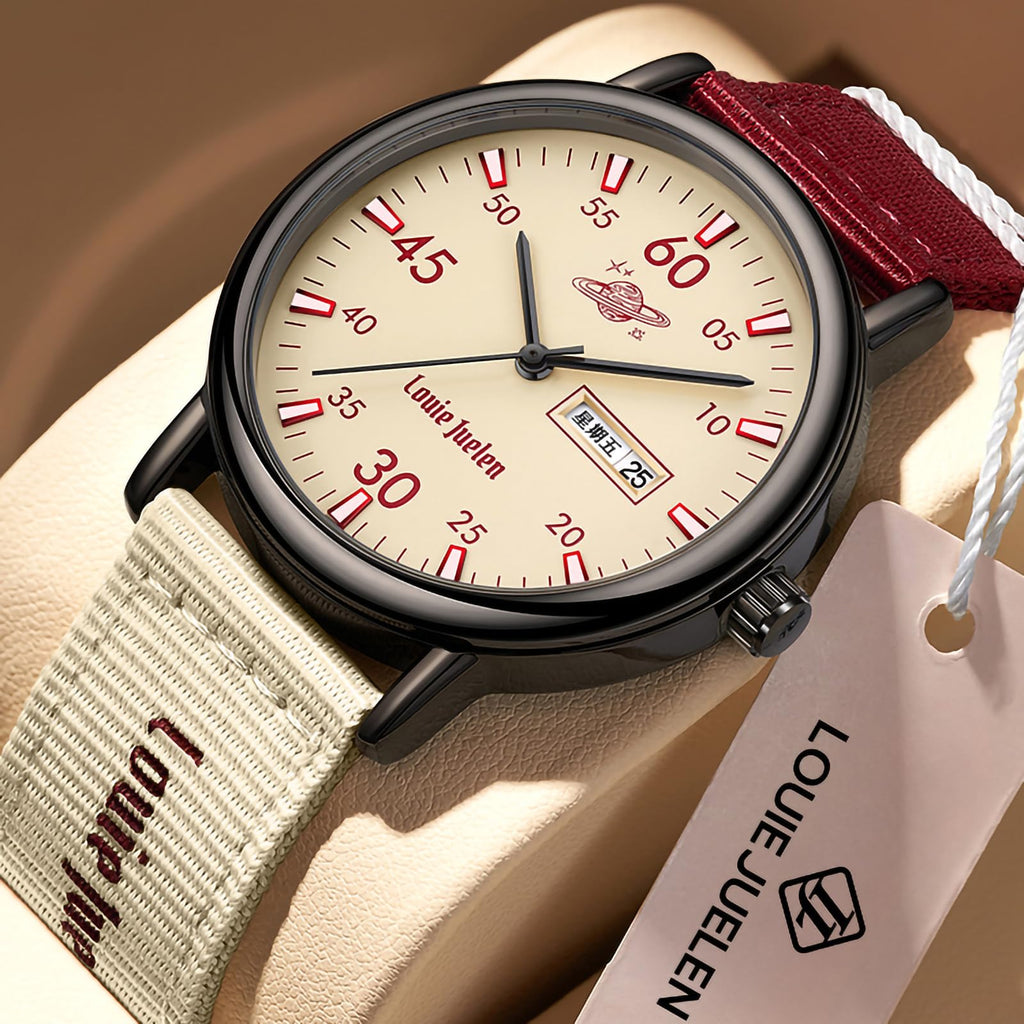 40mm Stainless Steel Analog Quartz Watch E82266