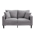 Light Gray 2-Seat Upholstered Loveseat Sofa A767846