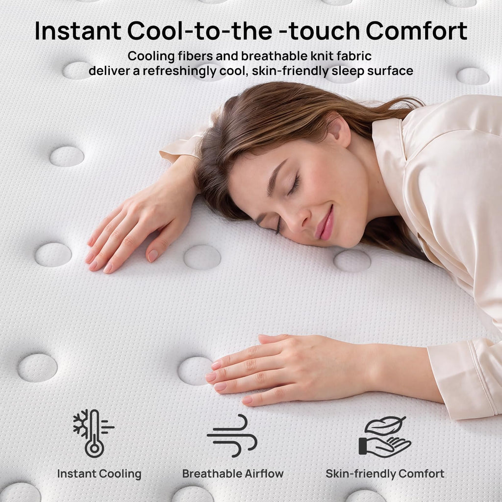 Full 12 inch Hybrid Mattress J3801