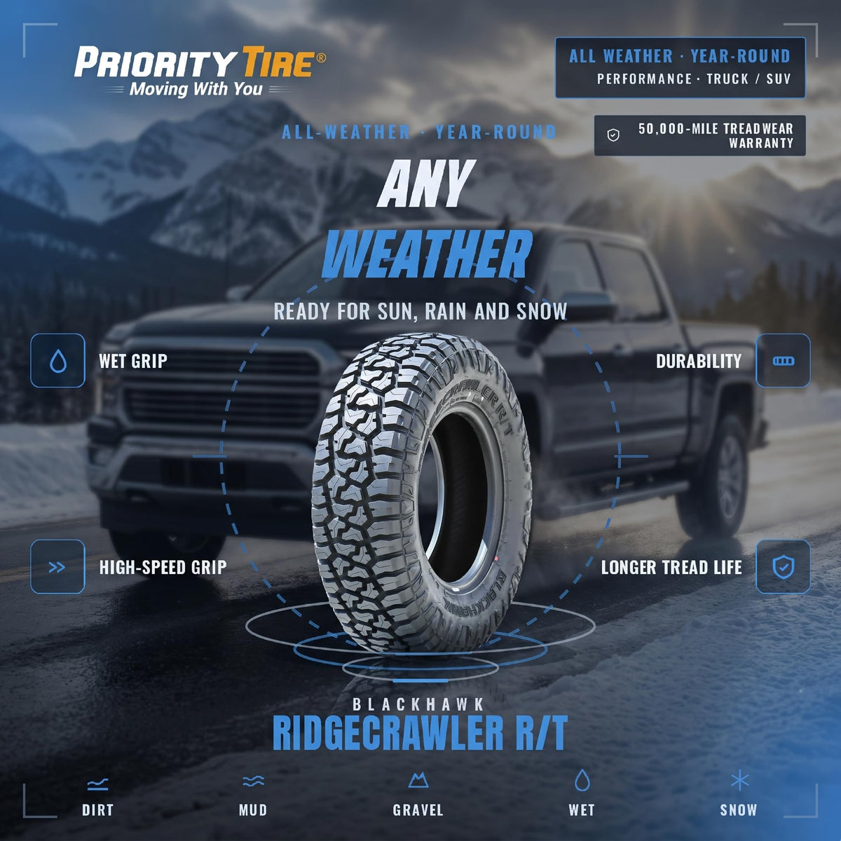 275/60R20 116T XL 20 inch Tire U956477