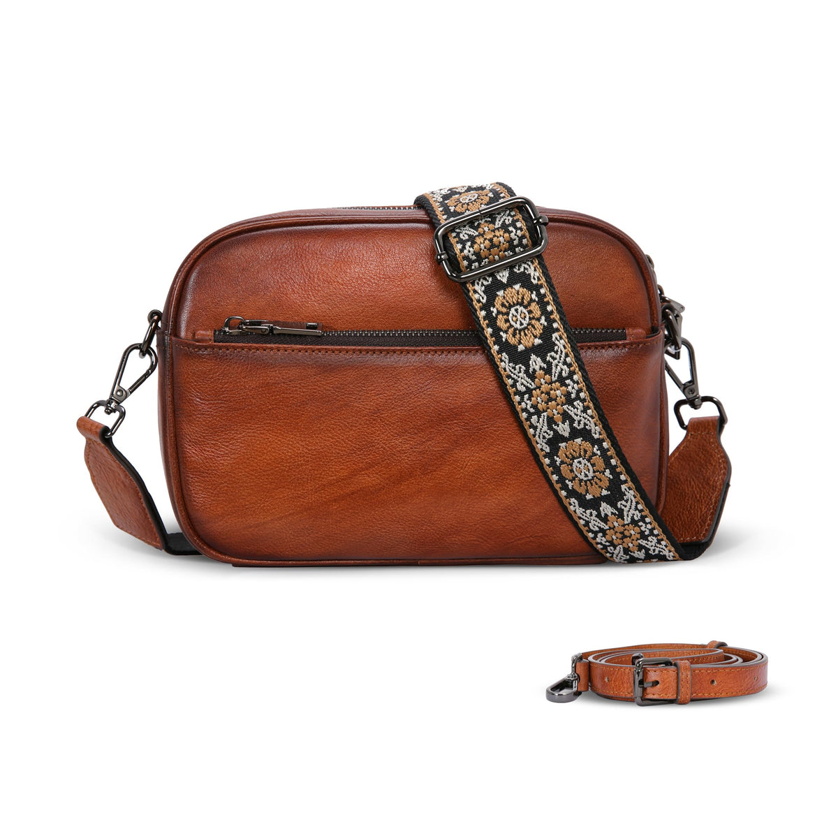 Genuine Leather Shoulder Handbags V960704