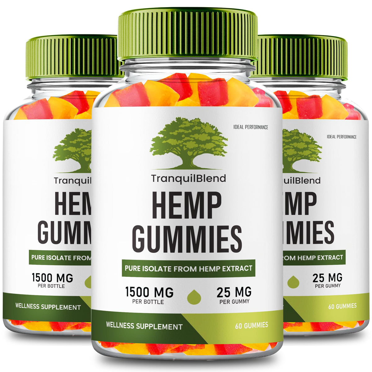 Hemp Gummies with Hemp Seeds Organic Extract 3 Pack D91823