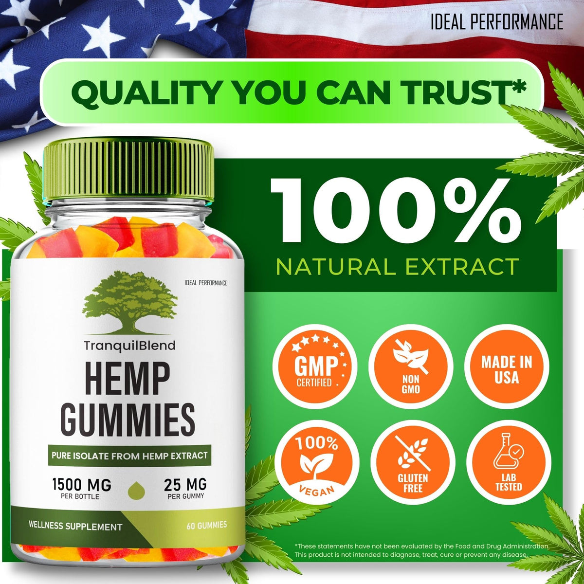Hemp Gummies with Hemp Seeds Organic Extract 3 Pack D91823