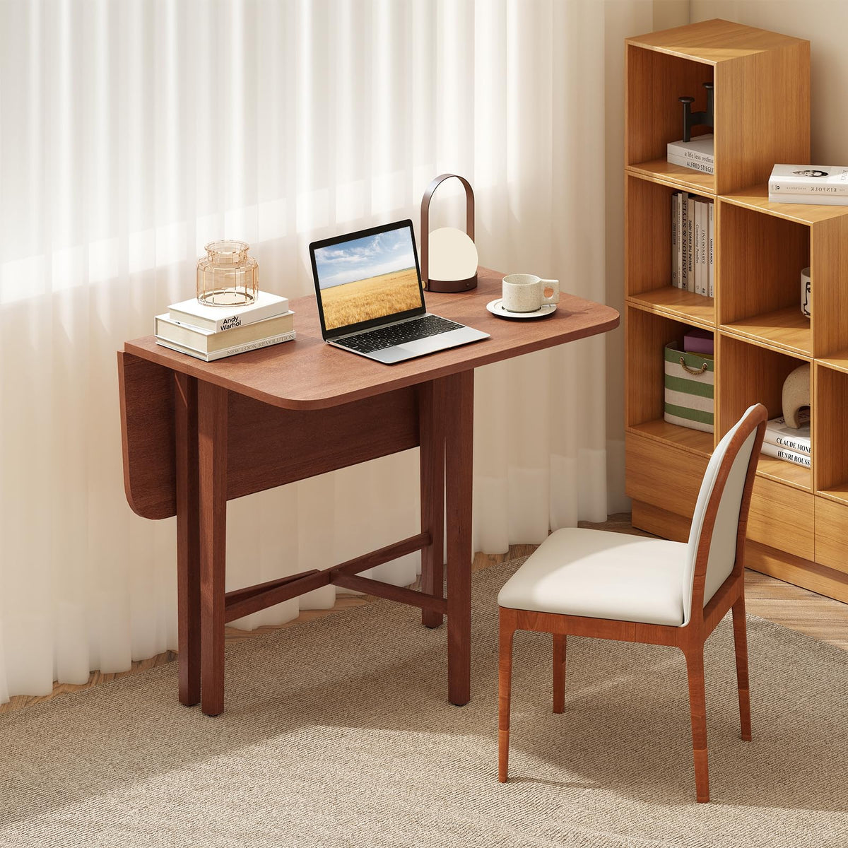 36" Foldable Square Wooden Dining Table S613300