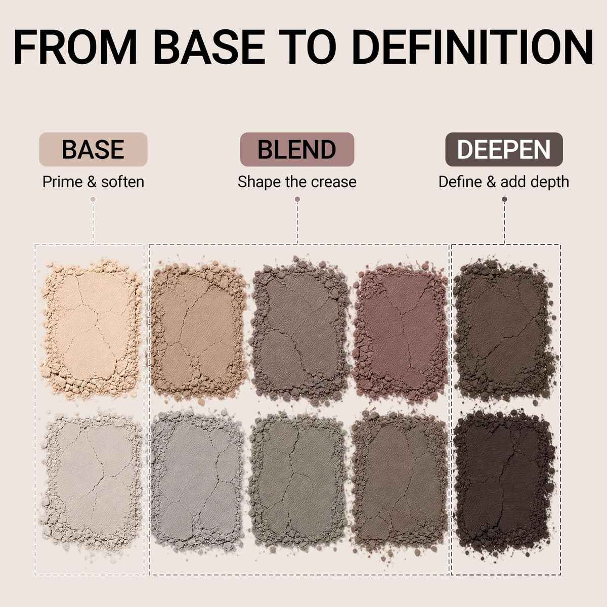 10 Colors Matte Eyeshadow Palette F8847