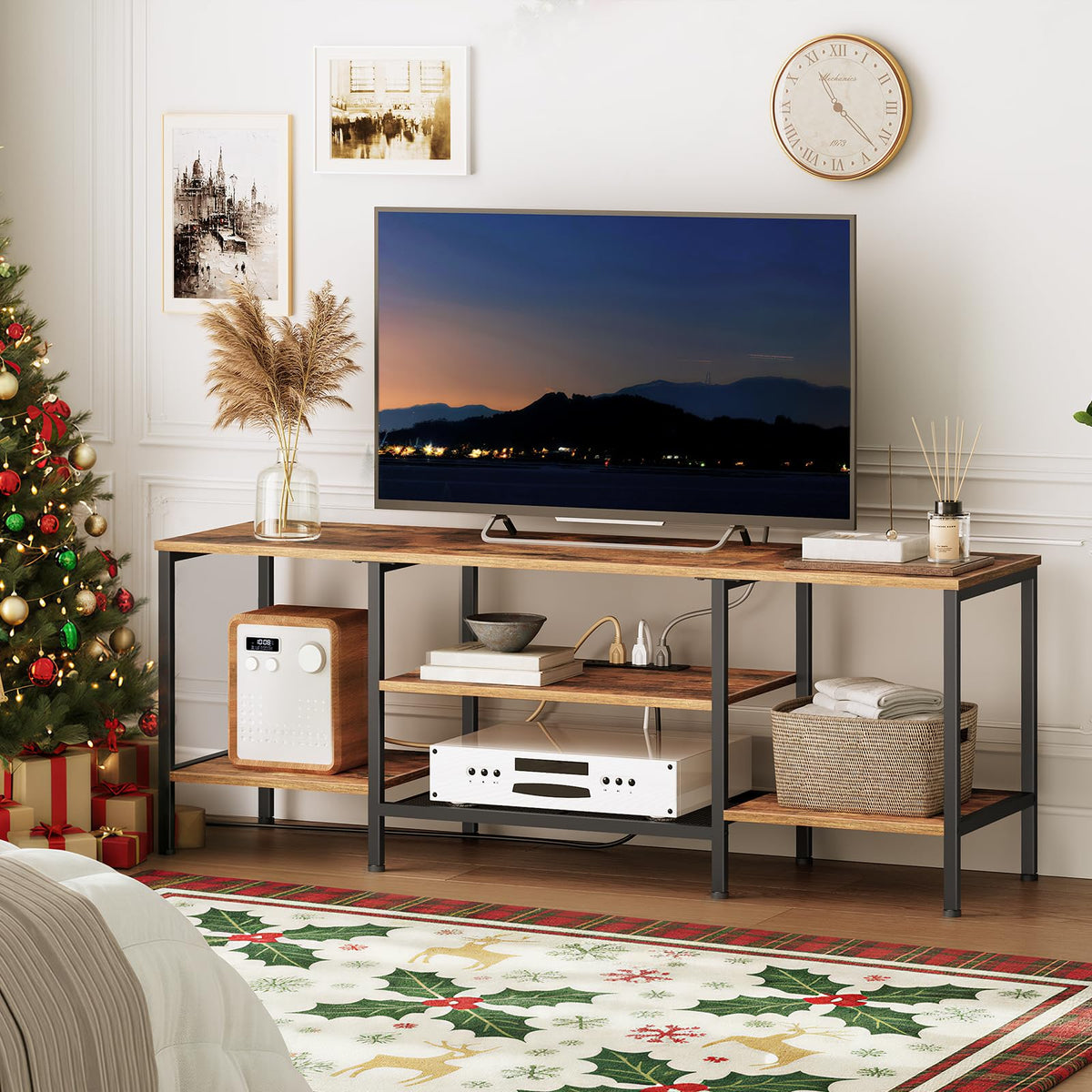 TV Stand with Power Outlets to 65 Inches R373320