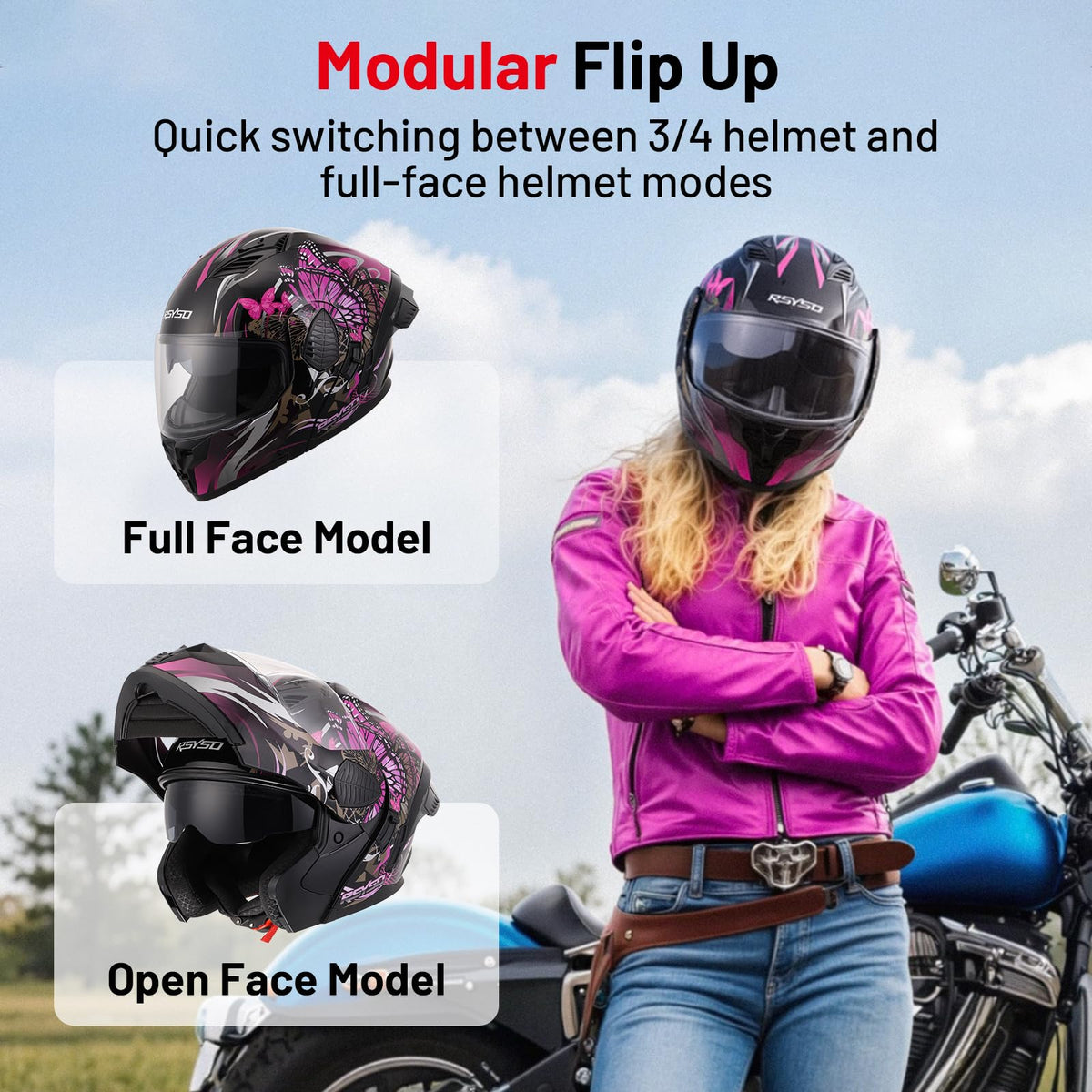 Full Face Motorcycle Helmet T193301