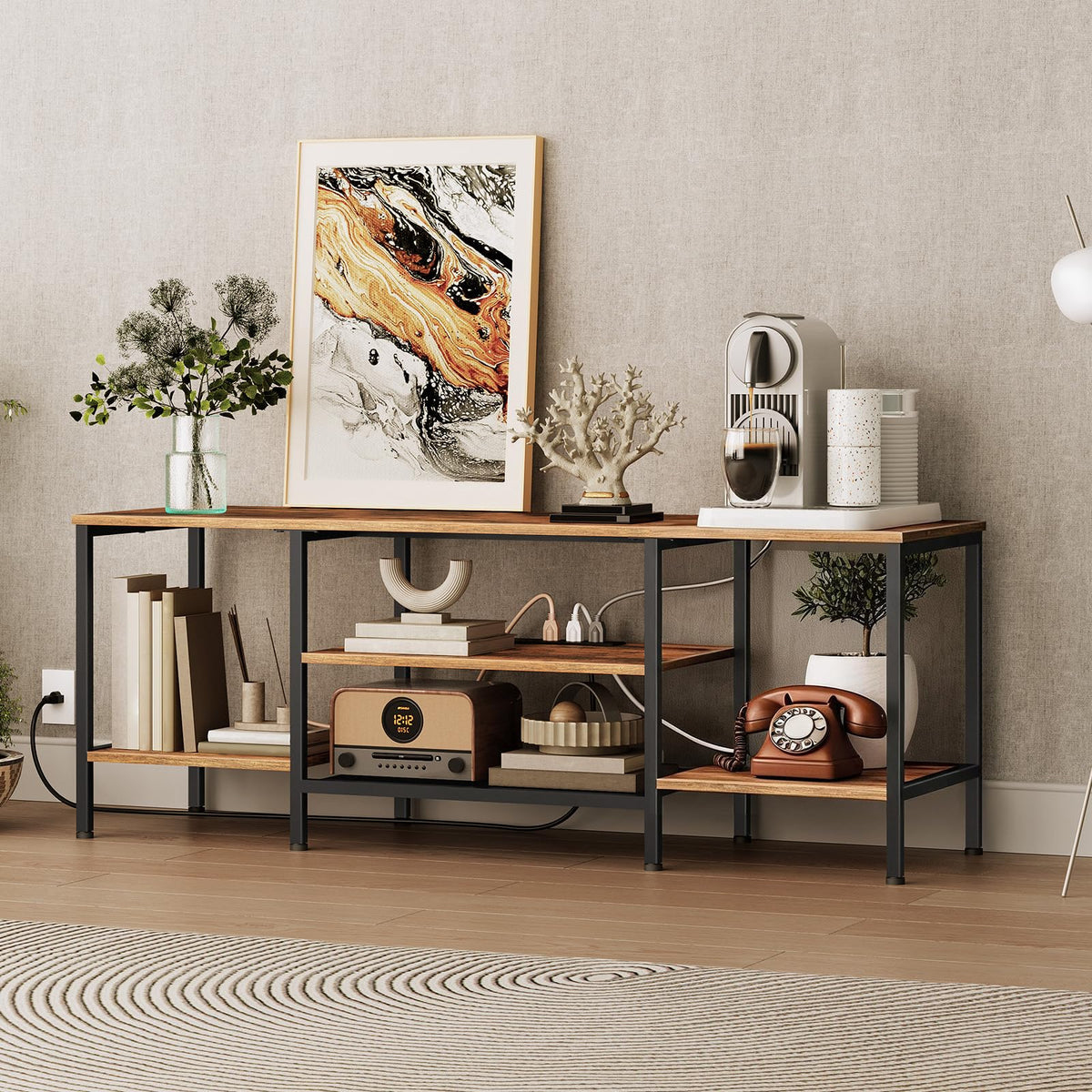TV Stand with Power Outlets to 65 Inches R373320