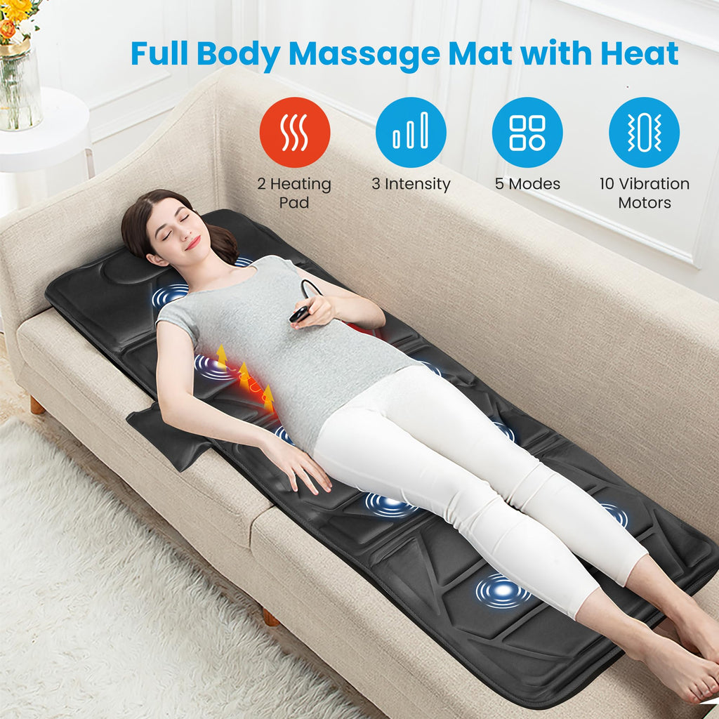 Full Body Massage Mat with Heat X93949